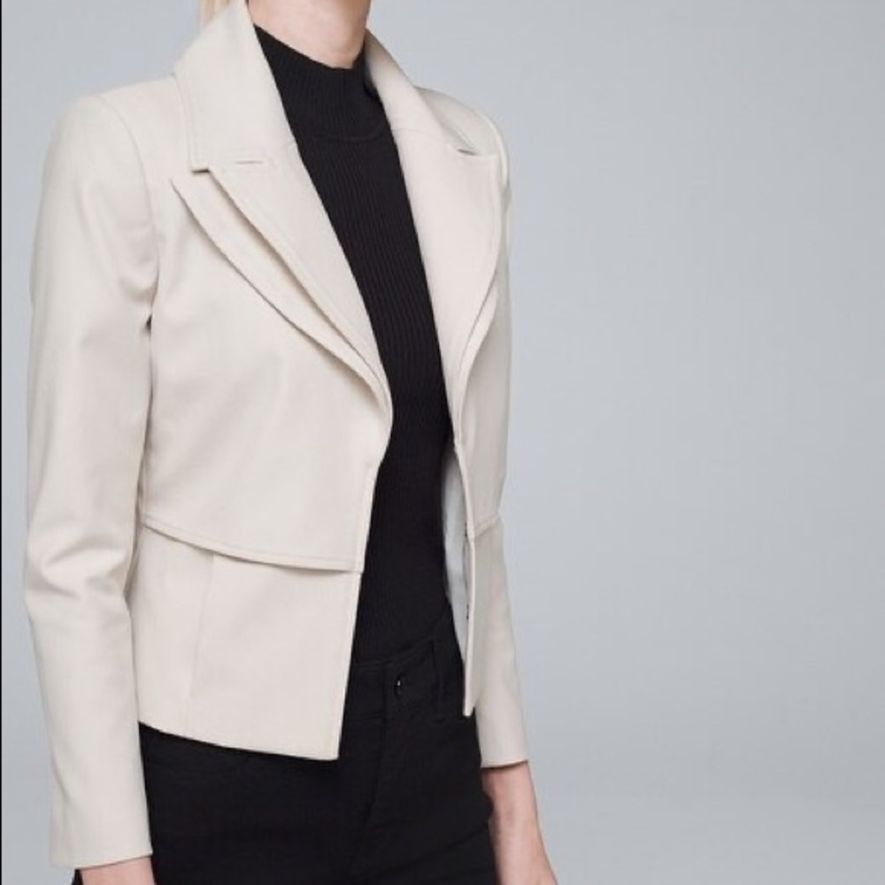 WHBM Pleated Back Jacket NWT